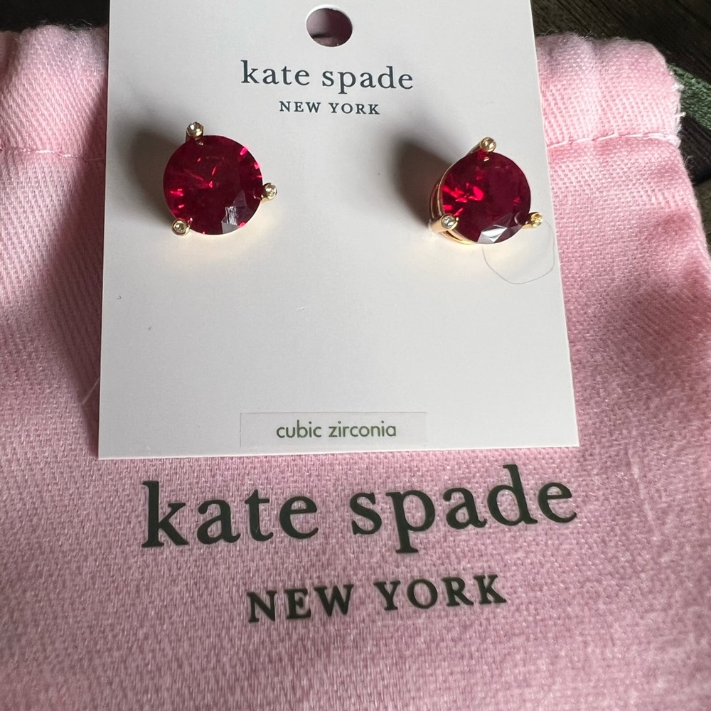 Kate Spade Red Earrings - Picture 7 of 8